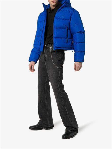 balenciaga cropped puffer jacket men.